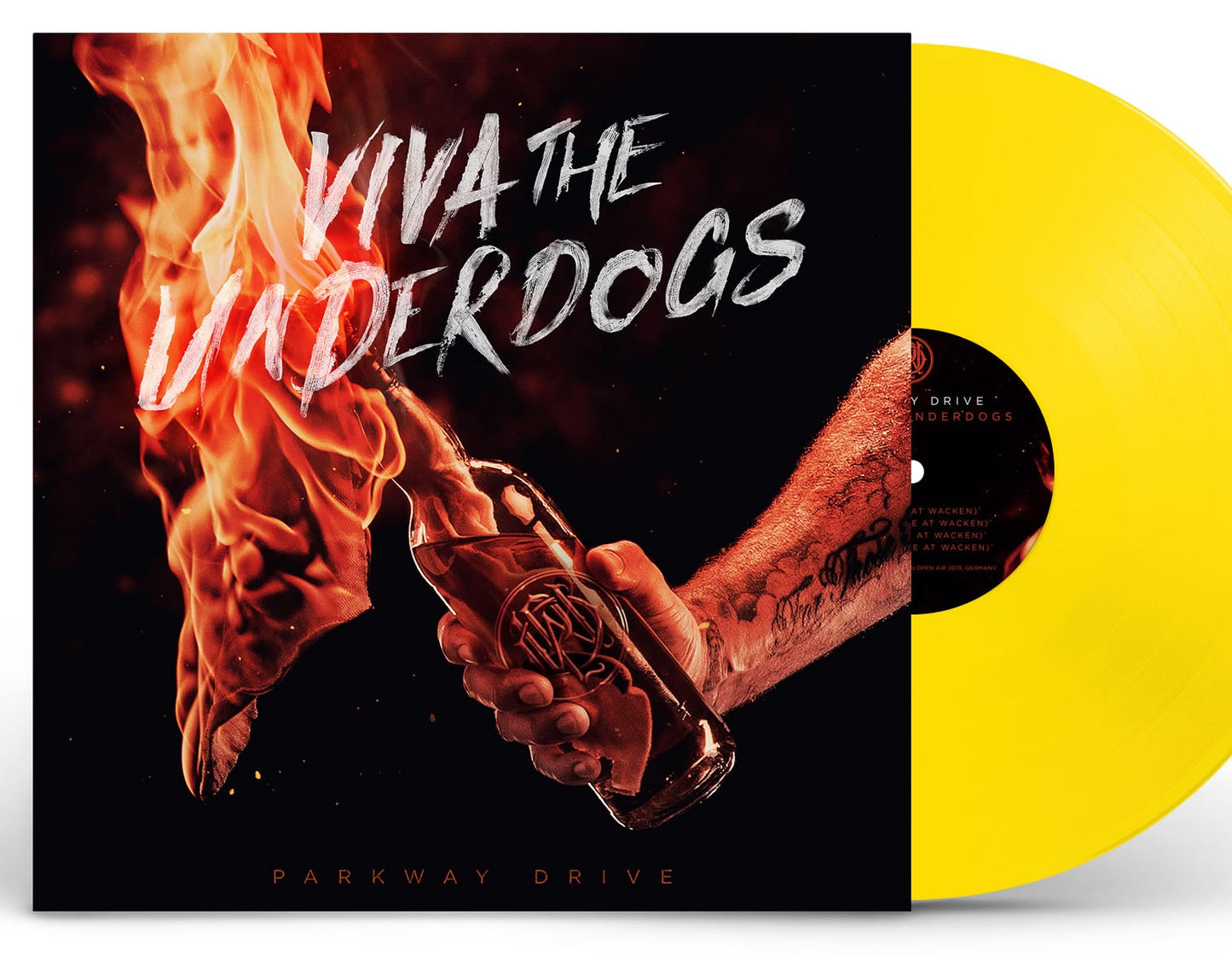 NEW - Parkway Drive, Viva The Underdogs Yellow 2LP