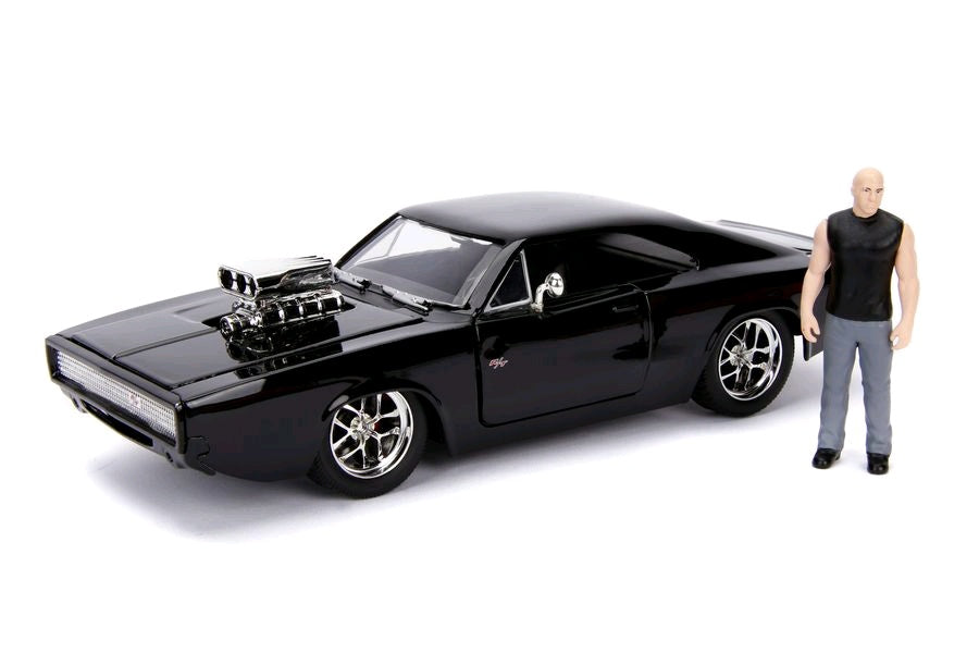 1970 Dodge Charger with Dom 1:24 Scale Diecast Car