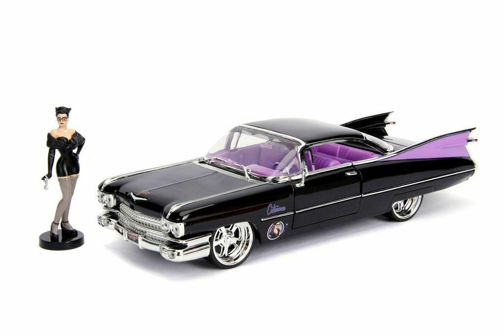 Catwoman 1959 Cadillac 1:24 Scale Diecast Car