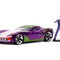 Batman - Joker 2009 Corvette 1:24 Scale Diecast Car