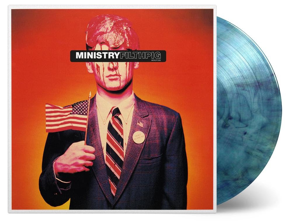 NEW - Ministry, Filth Pig Ltd Marble Blue Vinyl LP