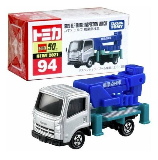 Takara Tomy Tomica - Isuzu Elf Bridge Inspection Vehicle #94