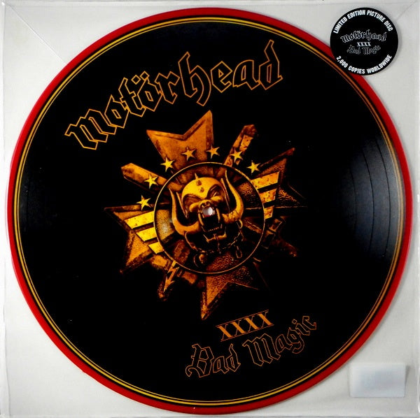 NEW - Motorhead, Bad Magic (Red) Picture Disc