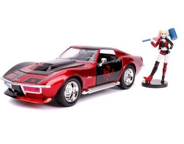 Batman - Harley Quinn 69 Corvette 1:24 Scale Diecast Car