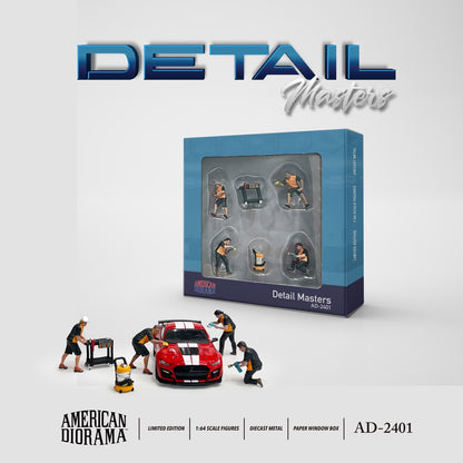 American Diorama - Diecast Figures 'Detail Masters' Set - 1:64 Scale