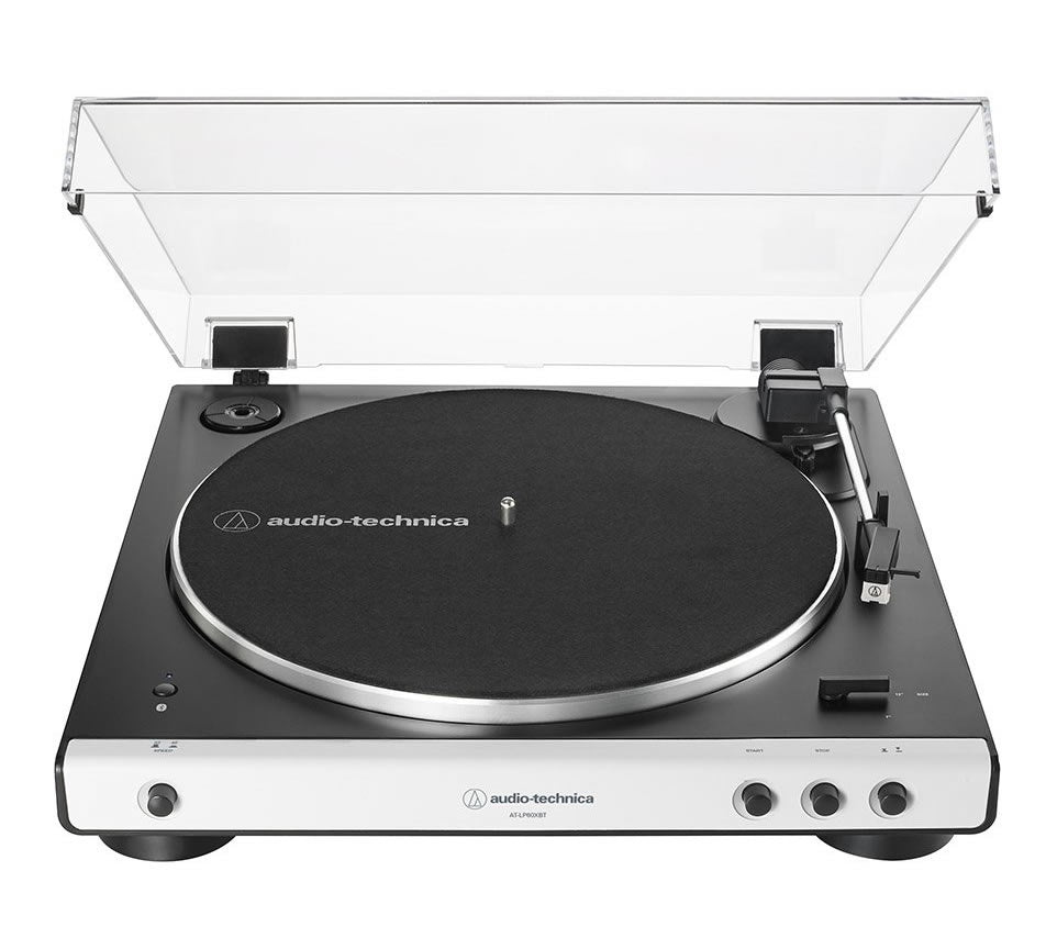 Audio Technica LP60XBT Fully Automatic Turntable with Bluetooth (White)