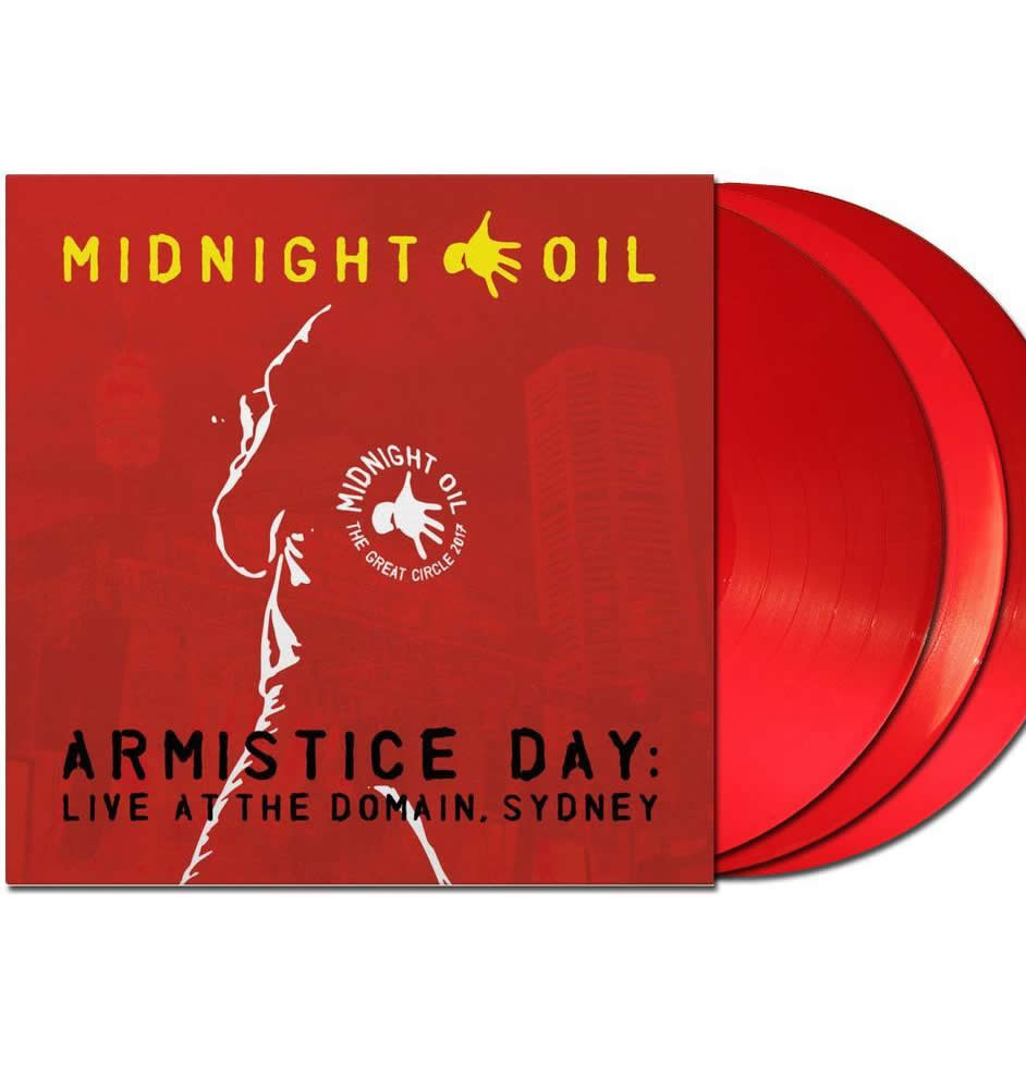 NEW - Midnight Oil, Armistice Day: Live at the Domain (Red) 3LP