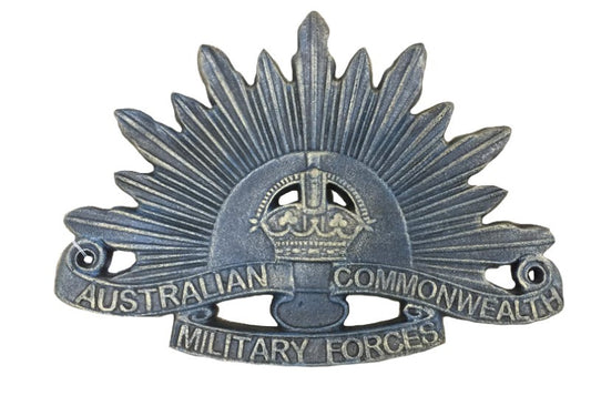 Cast Iron Australia Armed Forces Badge - 30cm