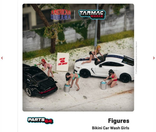 Tarmac Works - Figures Bikini Car Wash Girls (Diecast Metal)