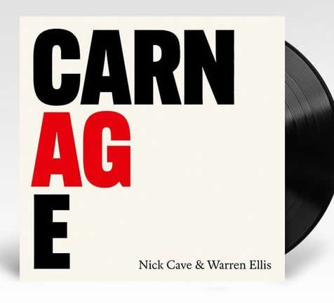 NEW - Nick Cave & Warren Ellis, Carnage (Black) LP