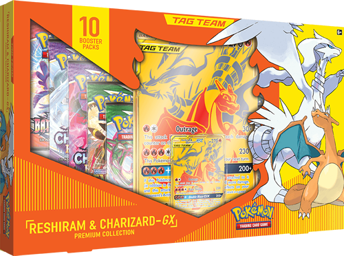 Pokemon TCG Charizard Reshiram GX Premium Collection