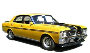 DDA Ford XY GTHO (Yellow) 1:24 Scale