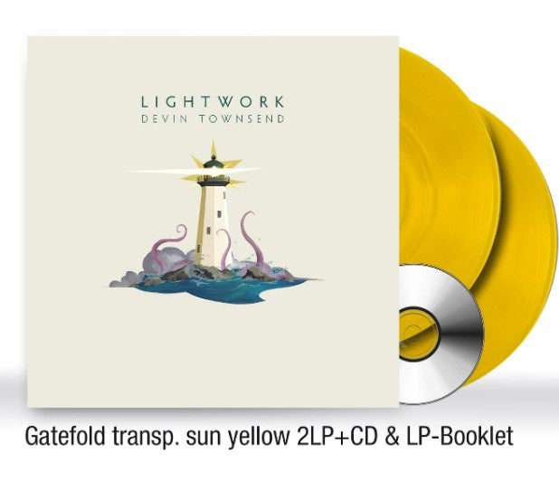 NEW - Devin Townsend, Lightwork (Yellow Translucent) 2LP + CD