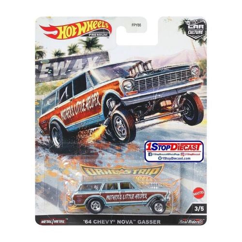 Hot Wheels - Car Culture - Drag Strip - '64 Chevy Nova Gasser