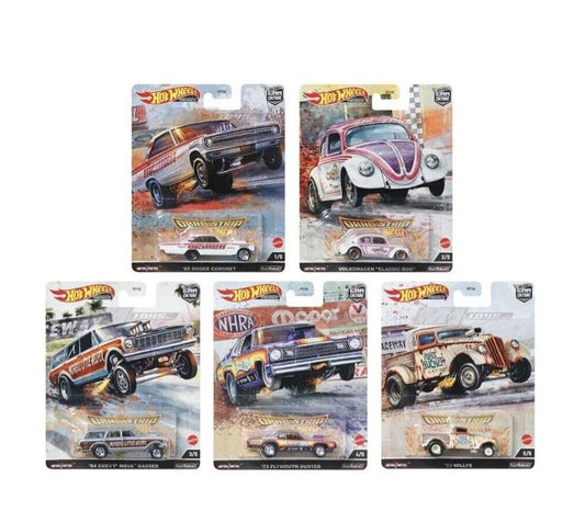 Hot Wheels - Car Culture - Drag Strip - Set of 5