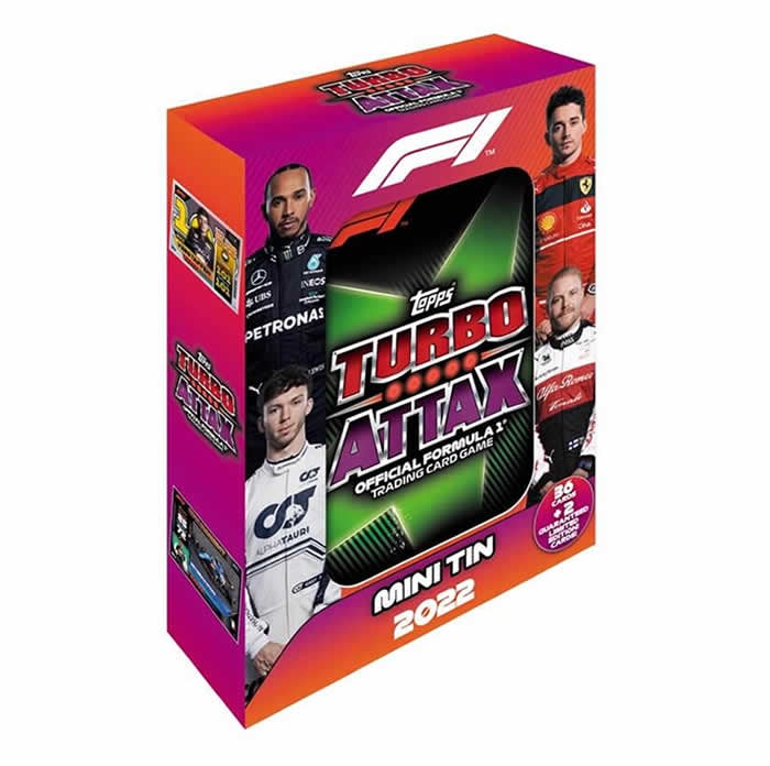 2022 F1 Turbo Attax Mini Tin - 38 Cards – Relove Oxley