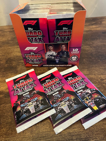 2022 F1 Turbo Attax Trading Cards Pack