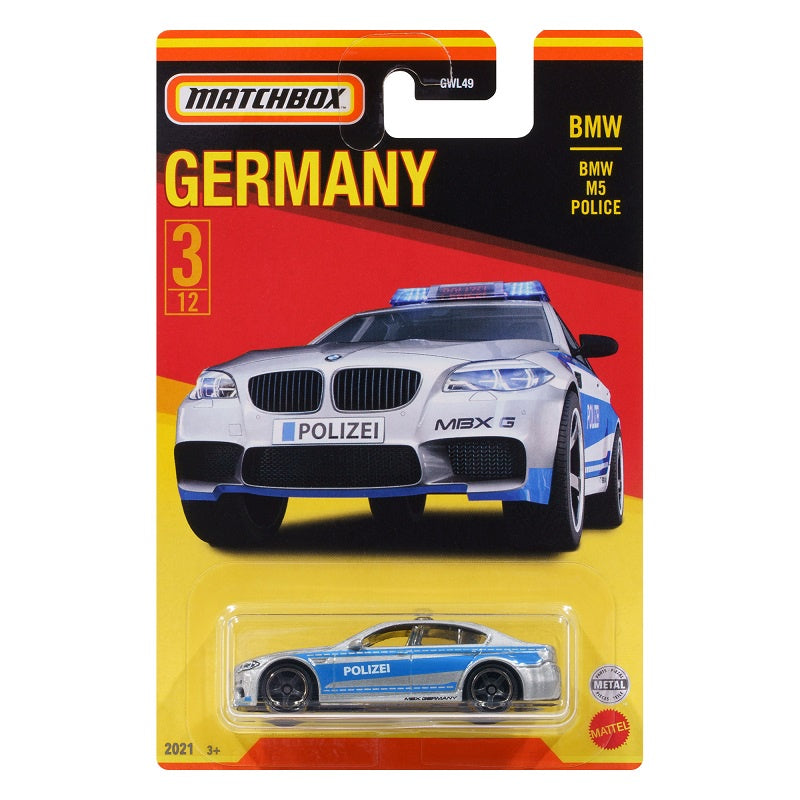 Matchbox - Best of Germany - BMW M5 Police Car 1:64