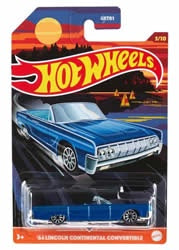 Hot Wheels 1964 Lincoln Continental Convertible Blue