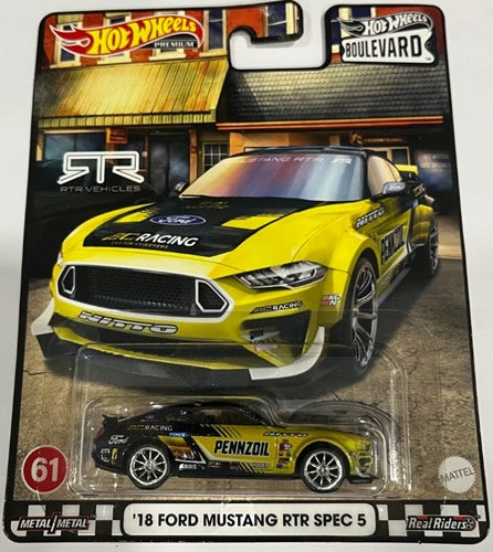 Hot Wheels  Boulevard - '18 Ford Mustang RTR Spec 5