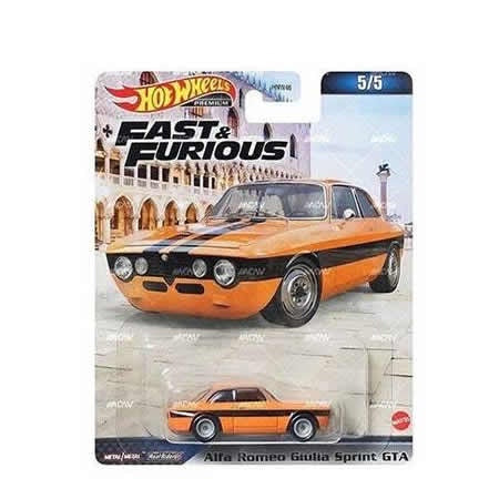 Hot Wheels Premium - Fast & Furious - Alfa Romeo Giulia Sprint GTA