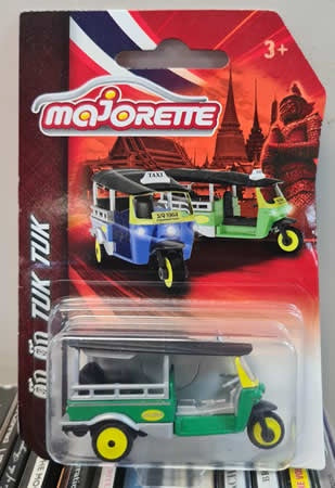 Majorette Taxi Tuk Tuk - Green 1:64 Scale