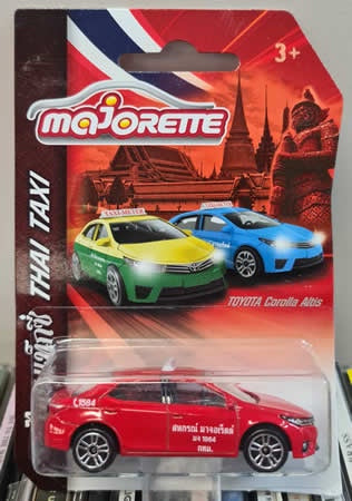 Majorette Taxi Thailand - Red 1:64 Scale