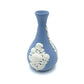 Wedgwood Blue Jasperware Miniature Vase - 7.5cm