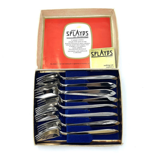 Set of Six Vintage Boxed Mini Splayds