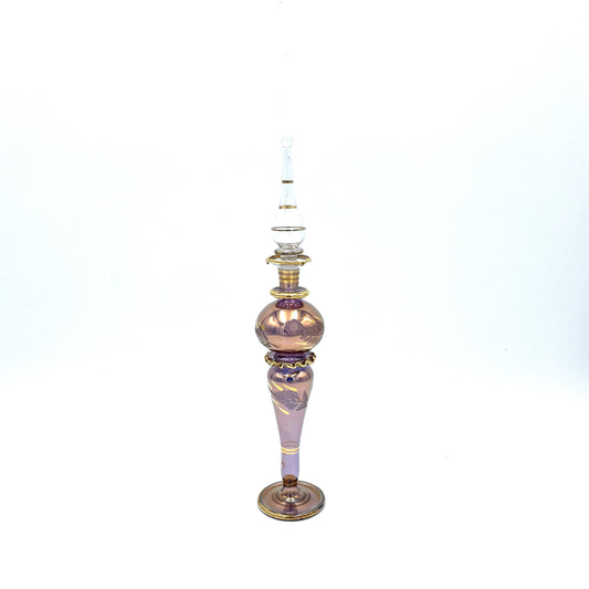 Tall Pink Egyptian Made Perfume Bottle - 23cm