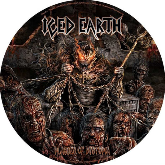 NEW - Iced Earth, Plagues of Distopia (Pic Disc) RSD 2023