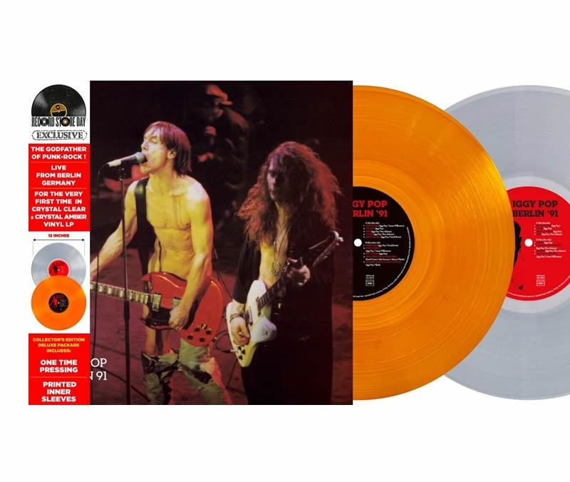 NEW - Iggy Pop, Iggy Live in Berlin: 1991 (Coloured) LP RSD