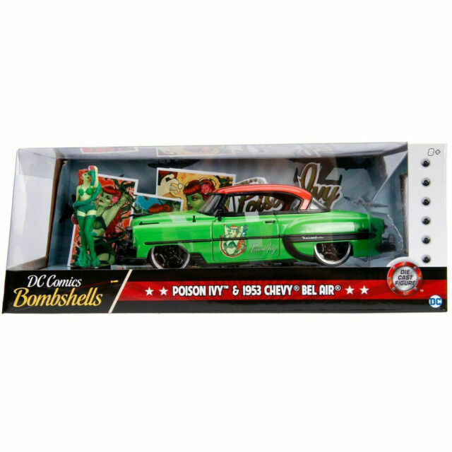 DC Bombshells - Poison Ivy 1953 Chevy Bel Air 1:24 Scale Diecast Car