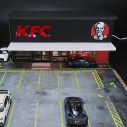 KFC Fast Food Diorama Set - 1:64 Scale