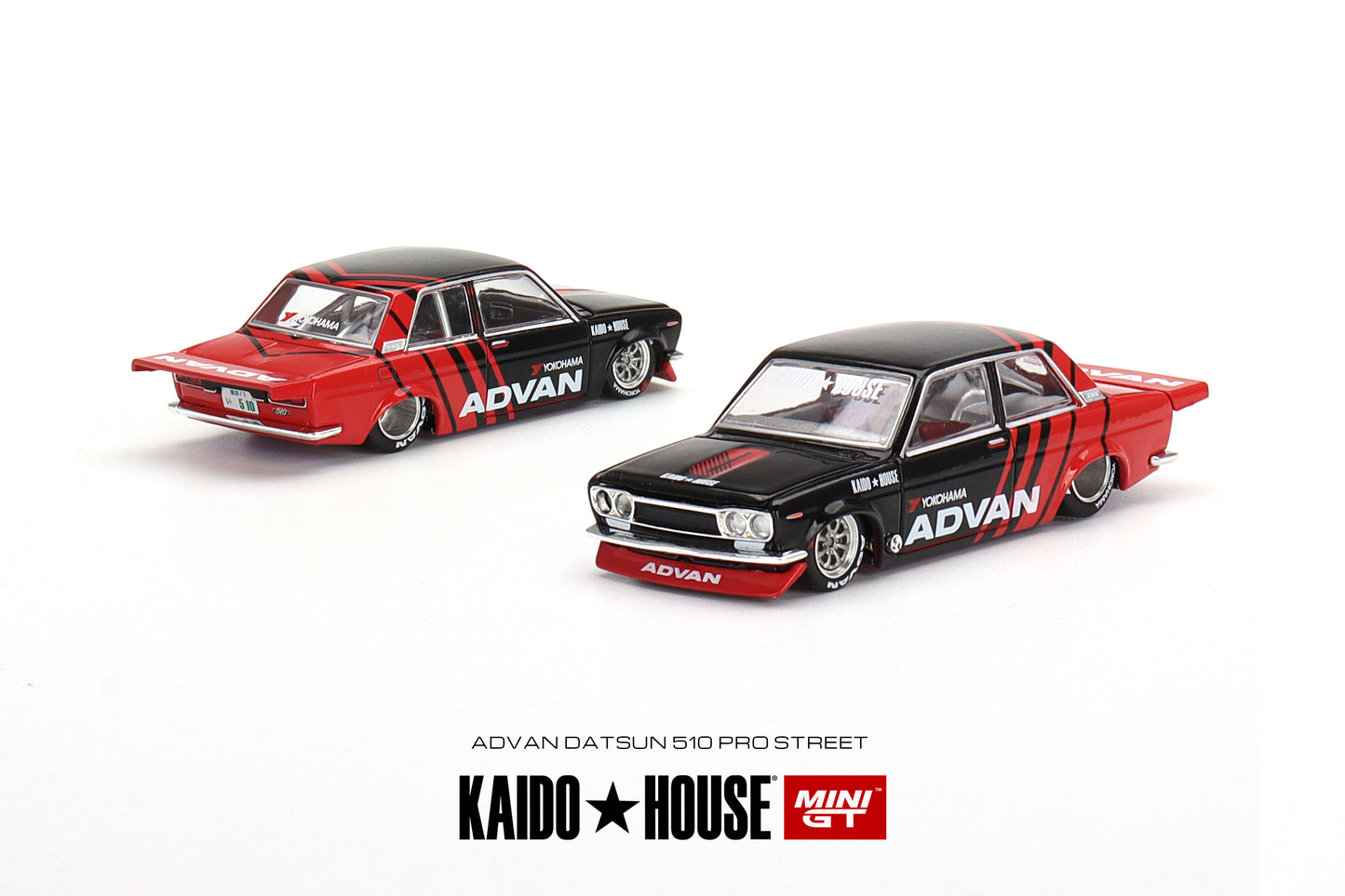 MiniGT - KAIDO House Datsun 510 Pro Street ADVAN