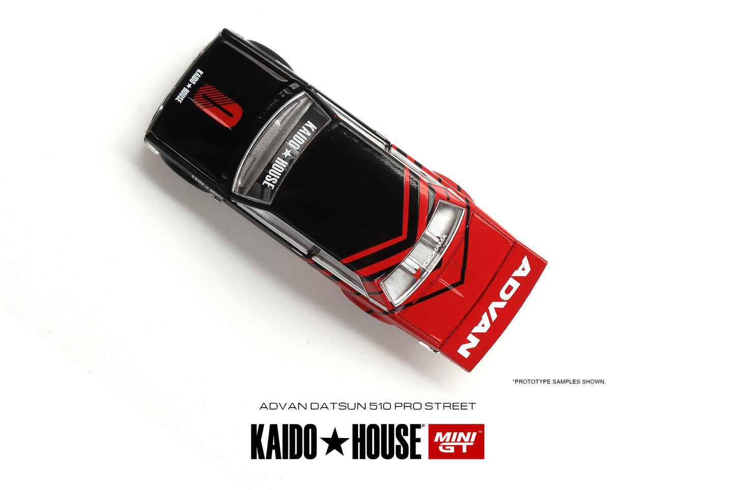 MiniGT - KAIDO House Datsun 510 Pro Street ADVAN