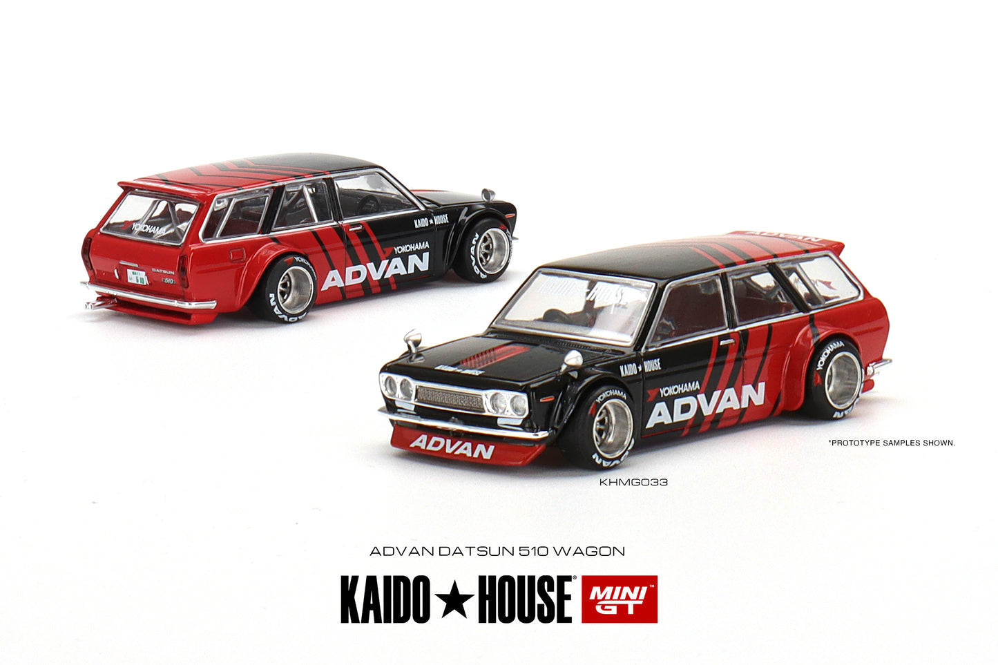 MiniGT - KAIDO House Datsun 510 Wagon ADVAN