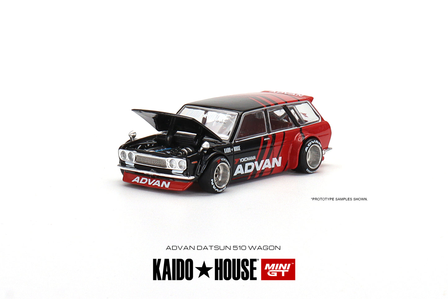 MiniGT - KAIDO House Datsun 510 Wagon ADVAN