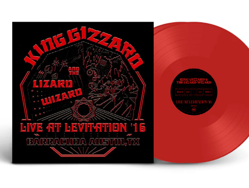 NEW - King Gizzard & The Lizard Wizard, Live at Levitation '16 (Red) LP