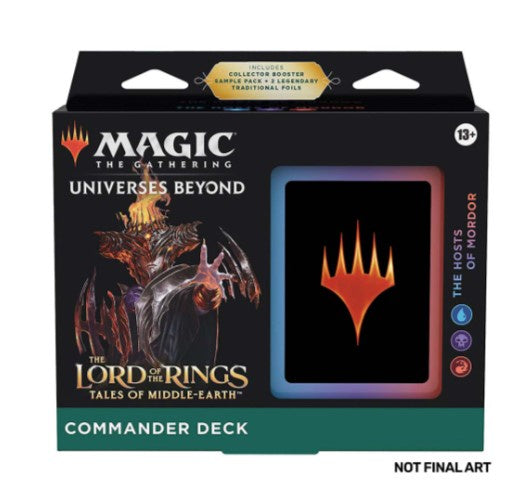 Magic: The Gathering - LOTR Tales of Middle Earth Commander Deck - The Hosts of Mordor