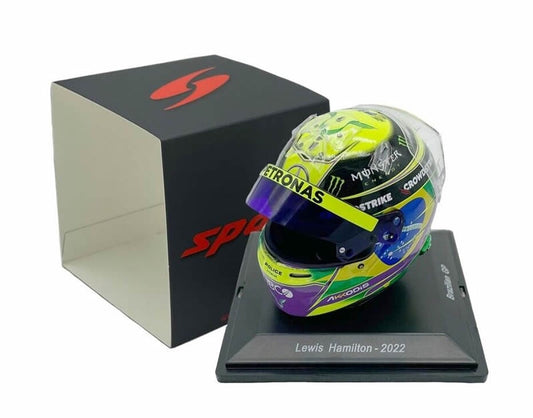 Spark Helmets - Lewis Hamilton Mercedes F1 Formula 1 2022 Brazil GP - 1:5 Scale