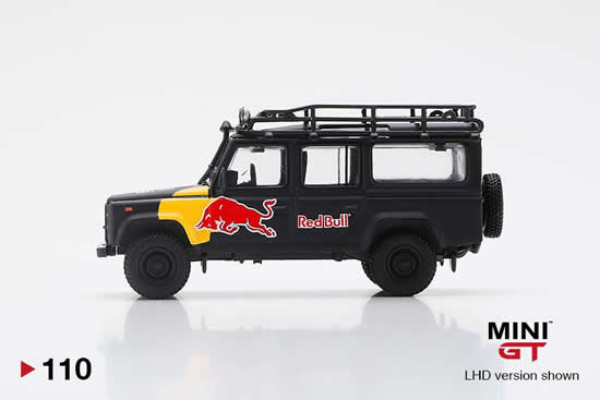 MiniGT - Land Rover Defender 110 - Red Bull LUKA - 1:64 Model Car