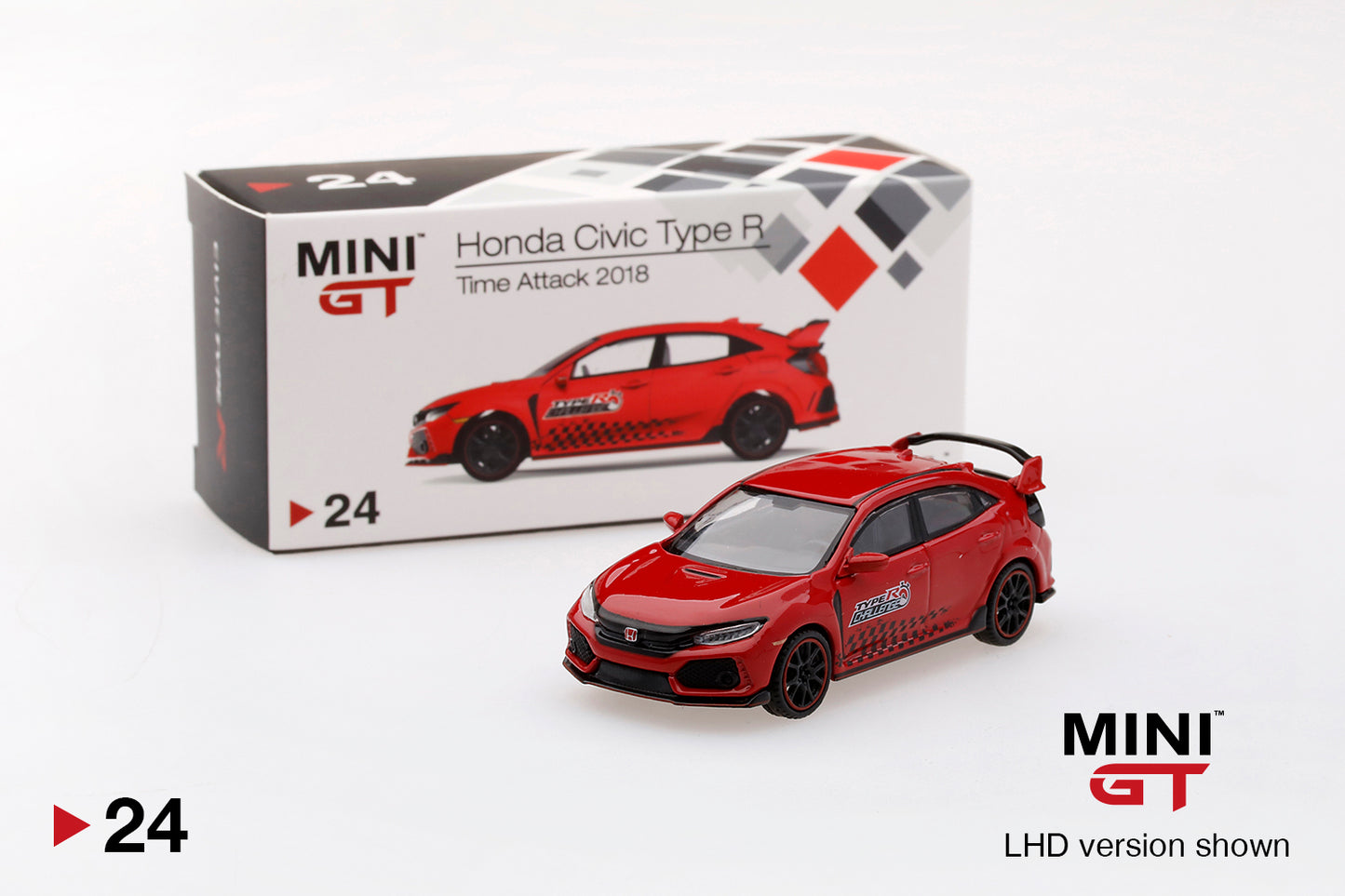 MiniGT - Honda Civic Type R (FK8) "Time Attack 2018" - 1:64 Model Car