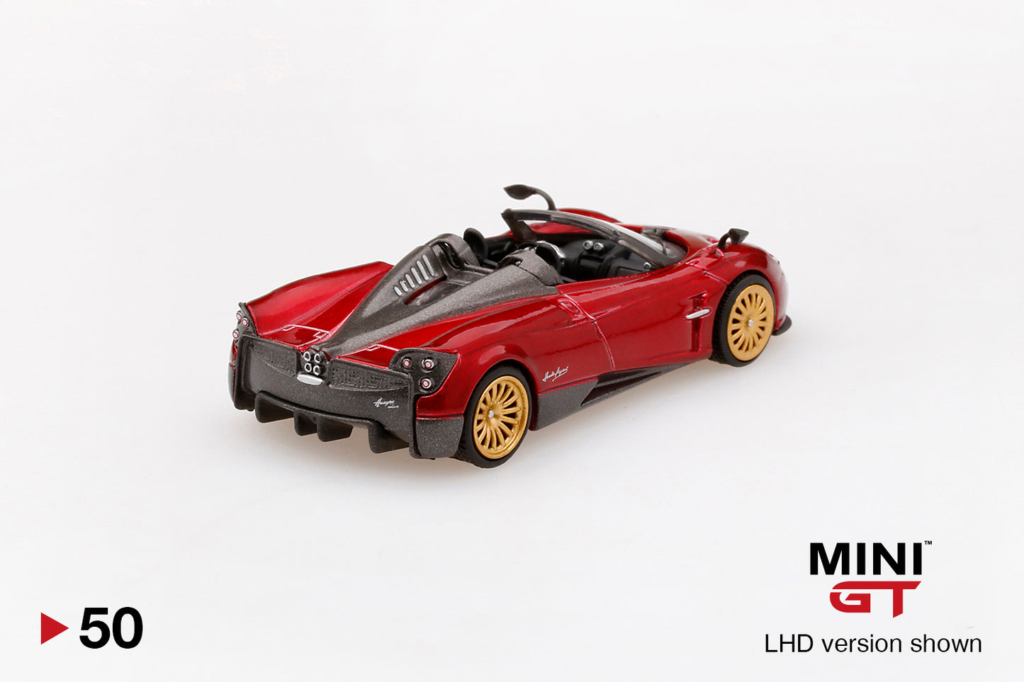 MiniGT - Pagani Huayra Roadster - Rosso Monza