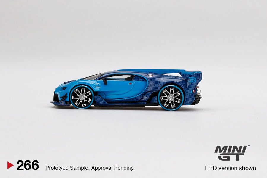 MiniGT - Bugatti Vision Gran Turismo - 2015 - Two-tone Blue - 1:64 Model Car