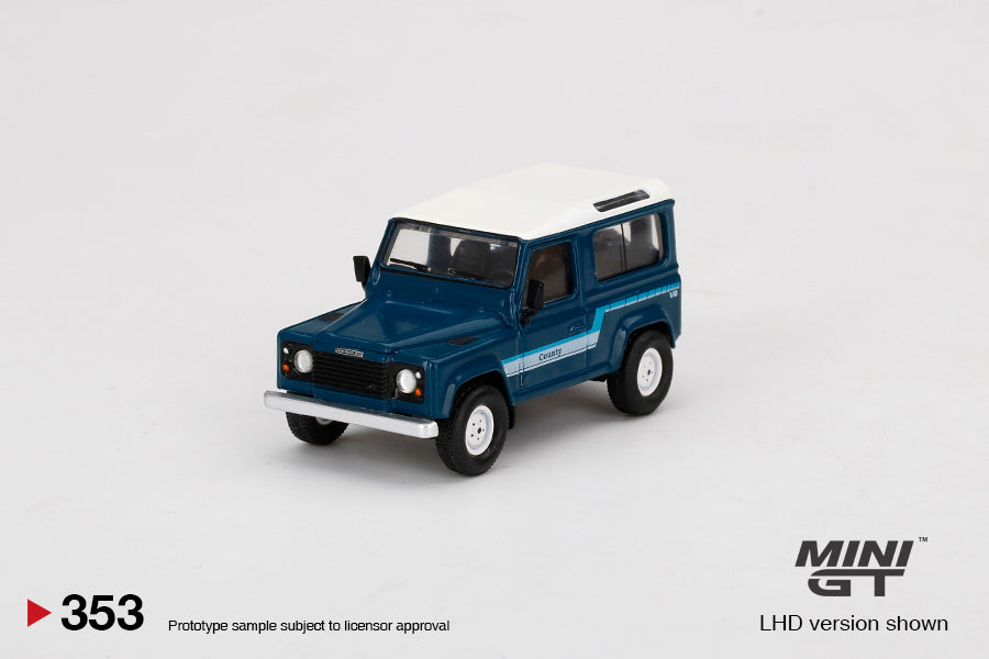 MiniGT - Land Rover Defender 90 Country Wagon Blue