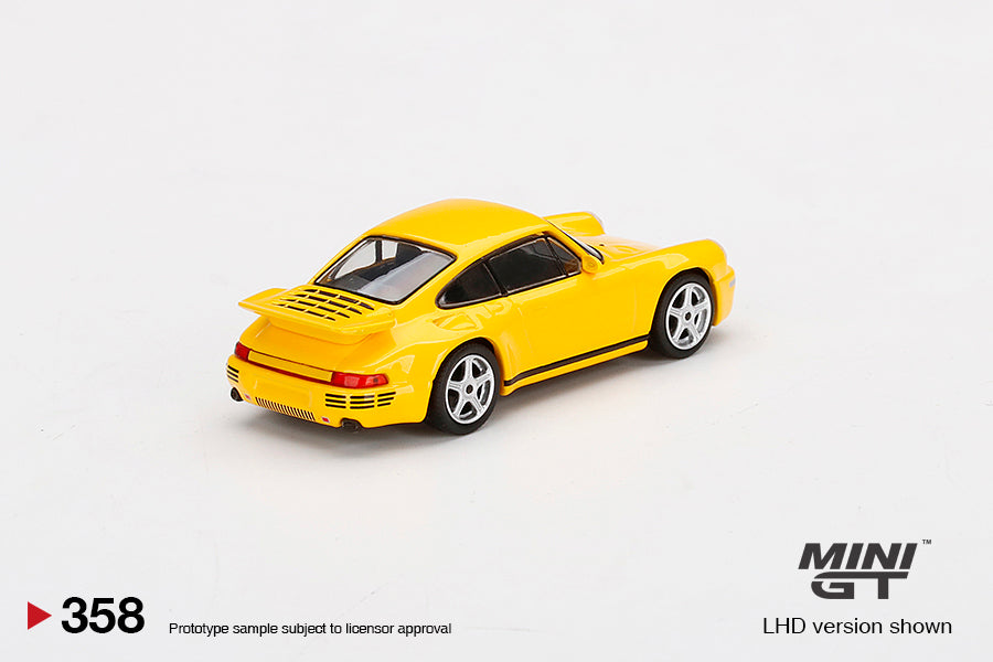 MiniGT - RUF CTR Anniversary Blossom Yellow LHD - 1:64 Scale