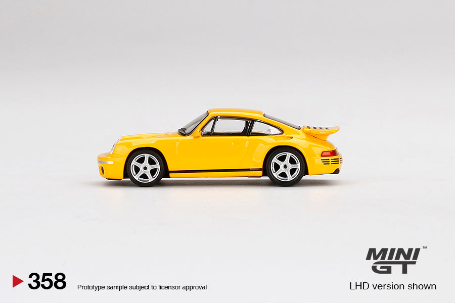 MiniGT - RUF CTR Anniversary Blossom Yellow LHD - 1:64 Scale