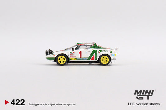 MiniGT - Lancia Stratos HF 1977 Rally - 1:64 Scale