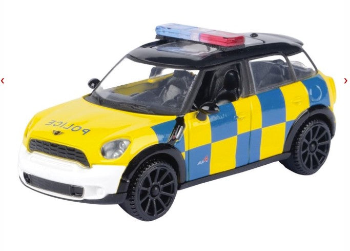 Motormax - Mini Cooper S Countryman Police Series - 1:43 Scale